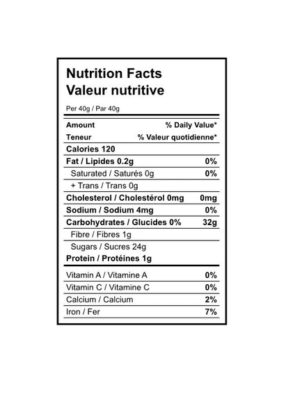 RAISINS SULTANA BIOLOGIQUES